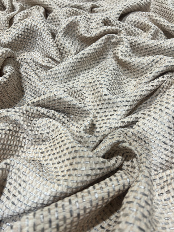 پرده کتان ضخیمپانچی رنگکرم