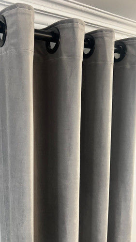 مخمل ساده طوسی روشن