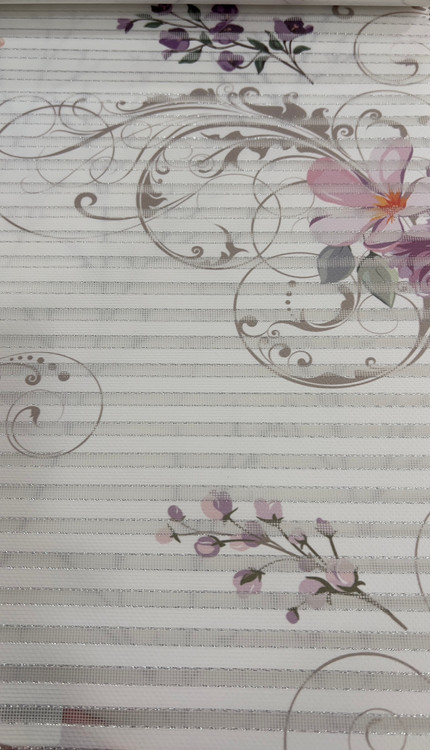 پرده شید دومکانیزم رنگ یاسی