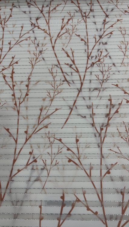 پرده شید دومکانیزم طرح دار