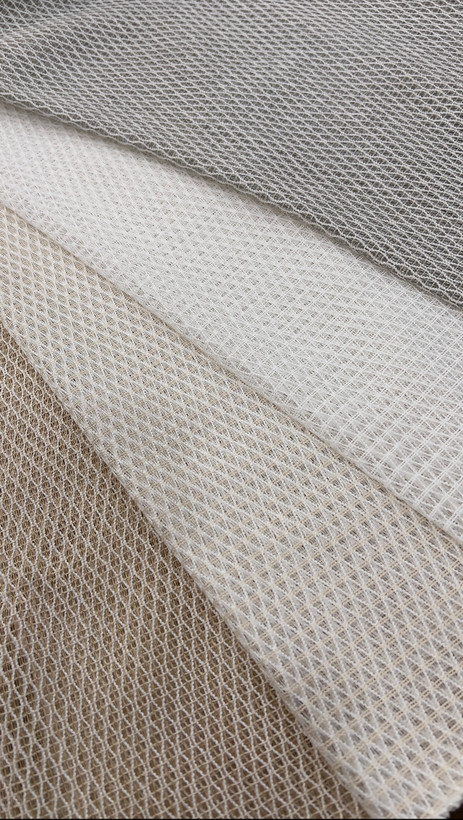 پرده توری لوزی بافت