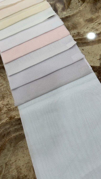 پرده حریر ساده شاین دار