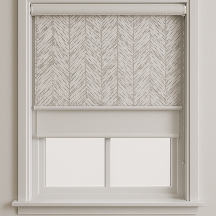 پرده شید دو مکانیزم طرح دار turk