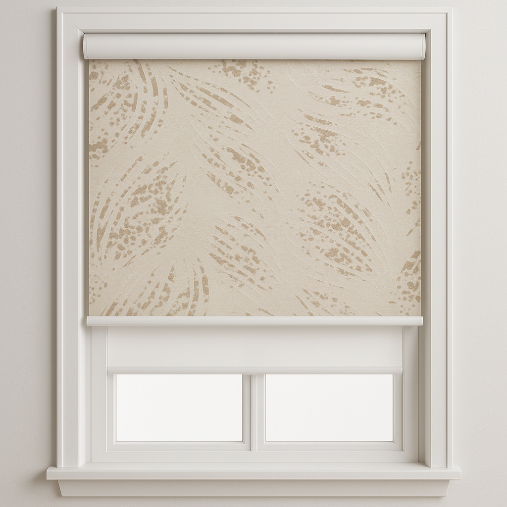 پرده شید دبل استر دار طرح دار