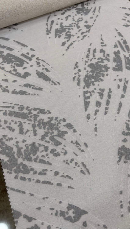 پرده شید مدل شب و روز رنگ طوسی