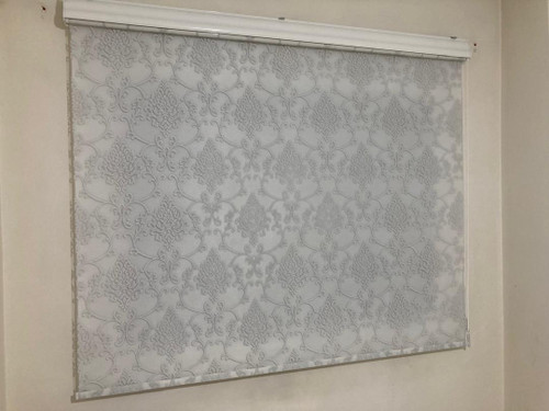 پرده شید دو مکانیزم طرح دار طوسی