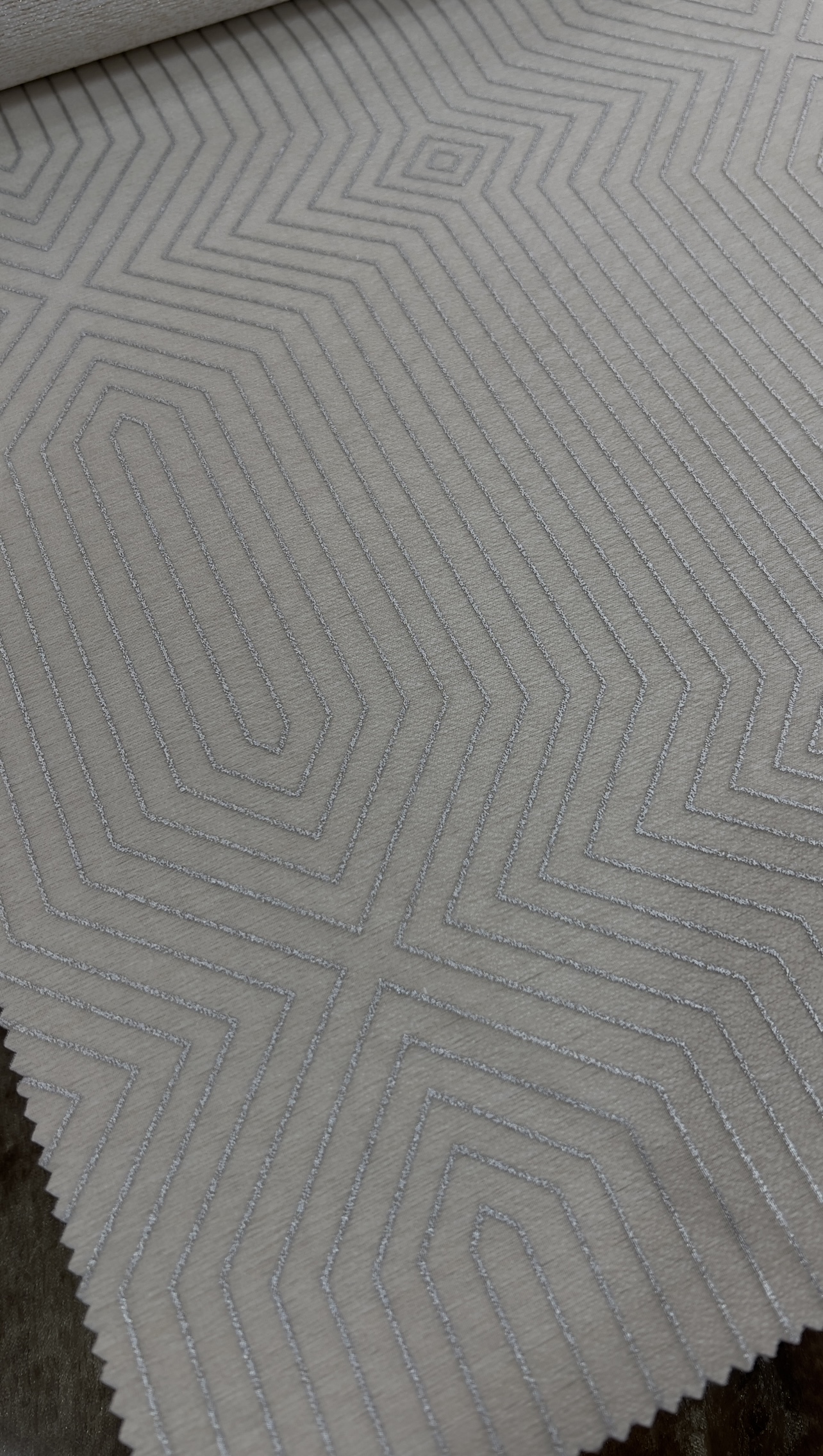 پرده شید مدل شب وروز رنگ‌طوسی