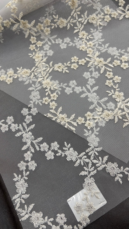 پرده شید گلدوزی مدل شب وروز ترک