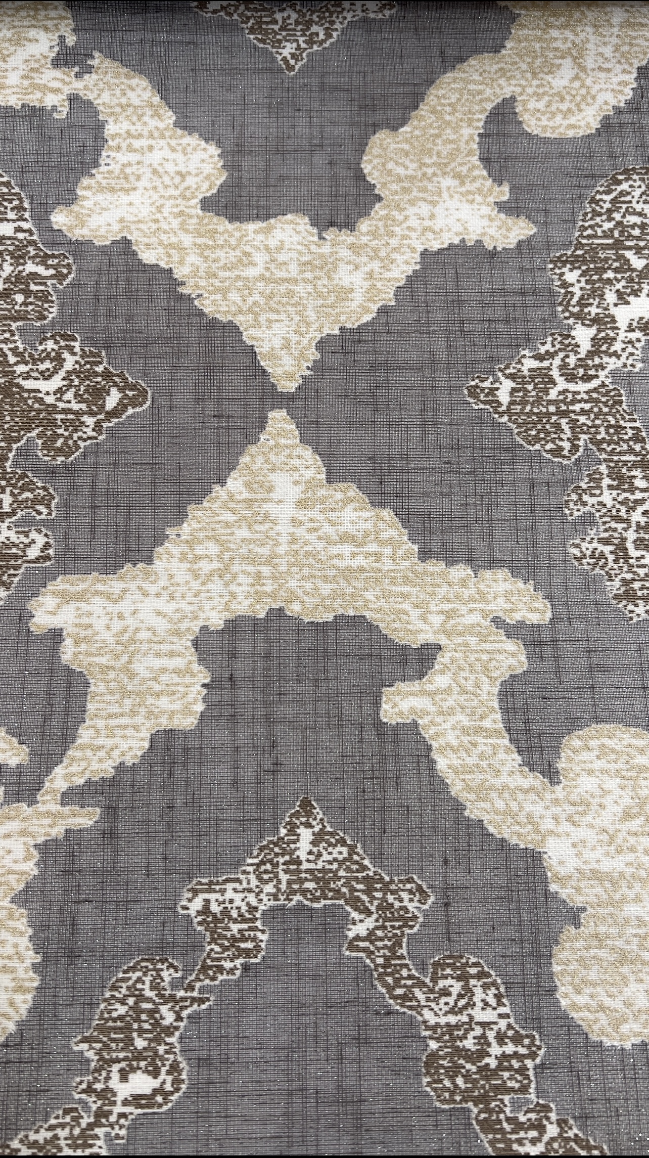 پرده شید مدل شب و روز شکلاتی ترک