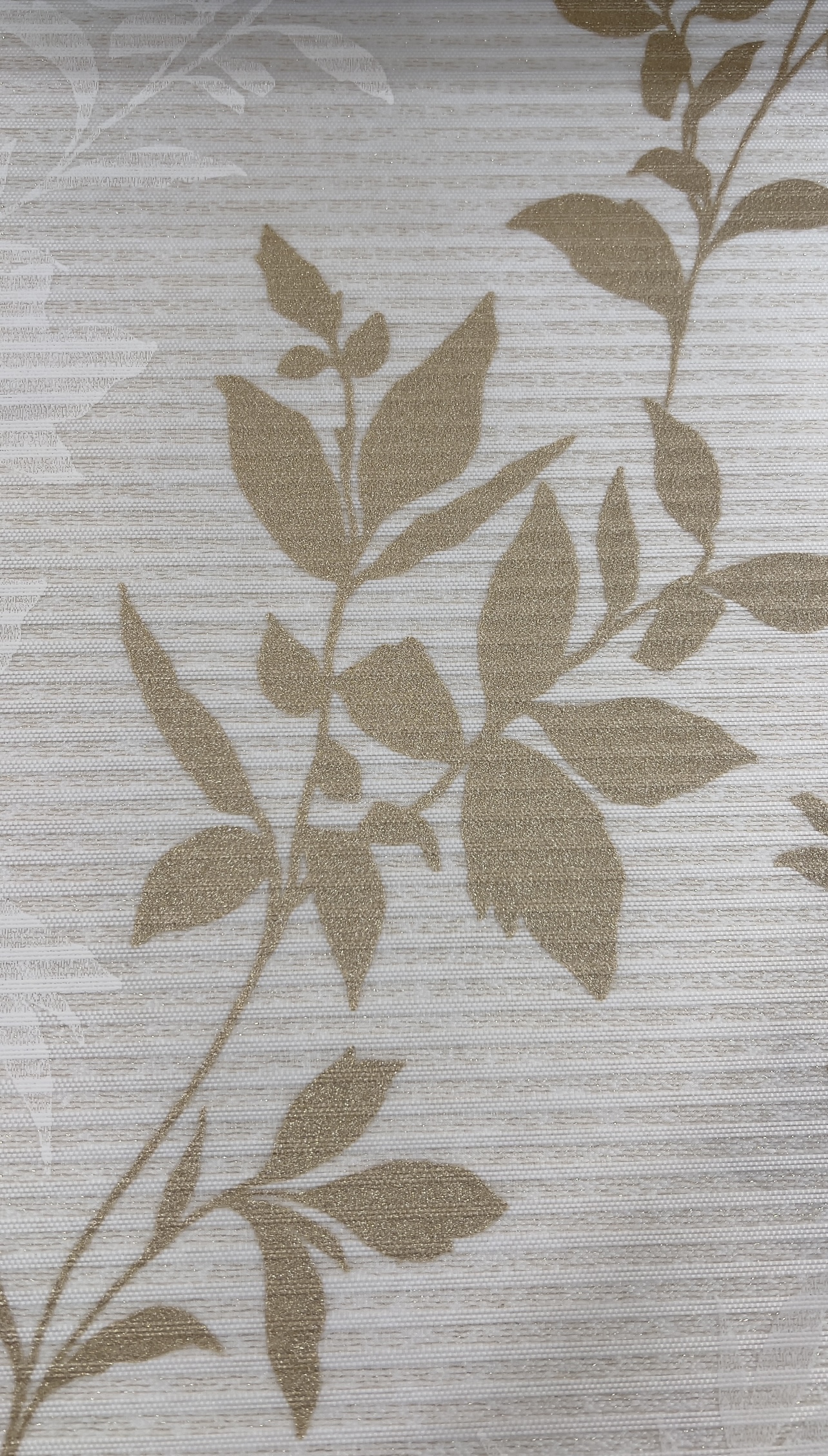 پرده شید استر دار ترک رنگ طلایی