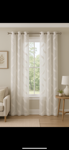 پرده کتان برجسته ترک