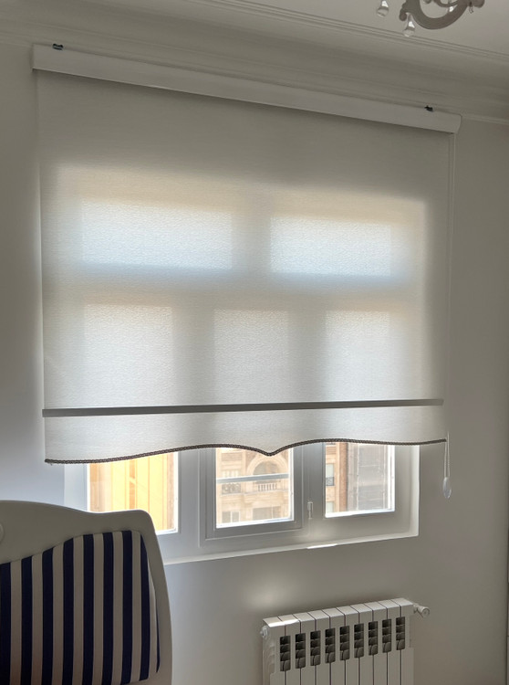 پرده شید رول ساده وشاین دار