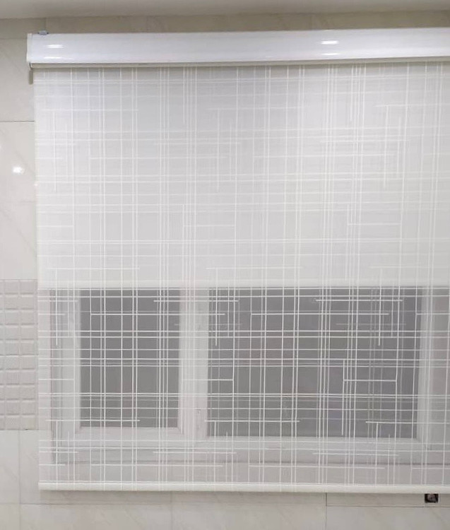 پرده شید دوبل مکانیزه استر دار shayd