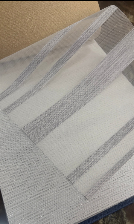 پرده شید دو منظوره طوسی روشن