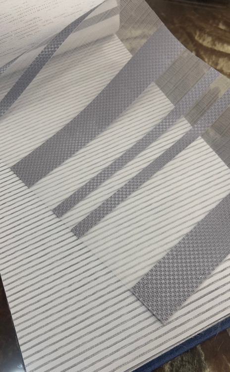 پرده شید استر دار طوسی تیره