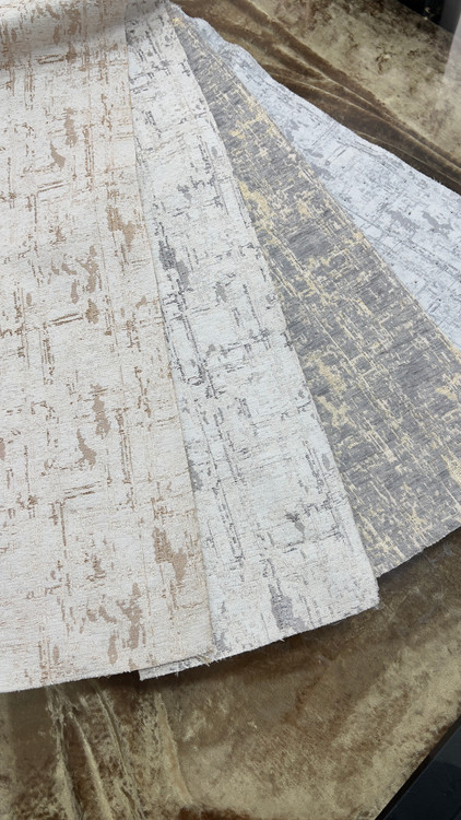 پرده پارچه پتینه ضخیم در رنگبندی